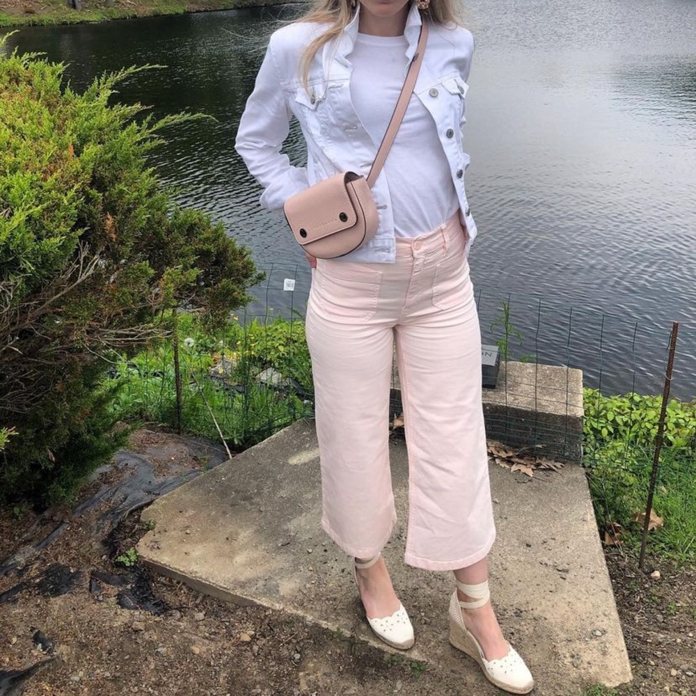 J. Crew Wide Leg Crop Pants